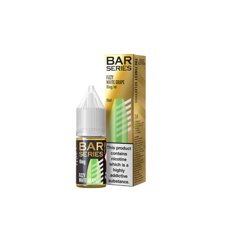 Fizzy White Grape Bar Series Gold Edition Nicotine Salt E-liquid