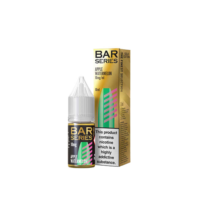 Apple Watermelon Bar Series Gold Edition Nicotine Salt E-liquid