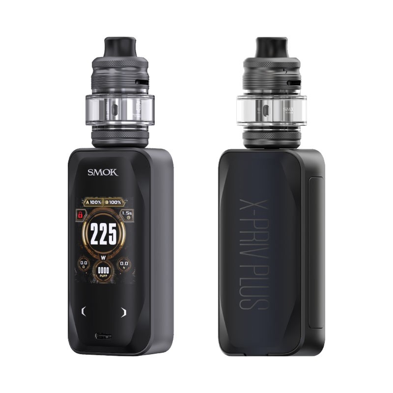 smok x priv plus kit black shell