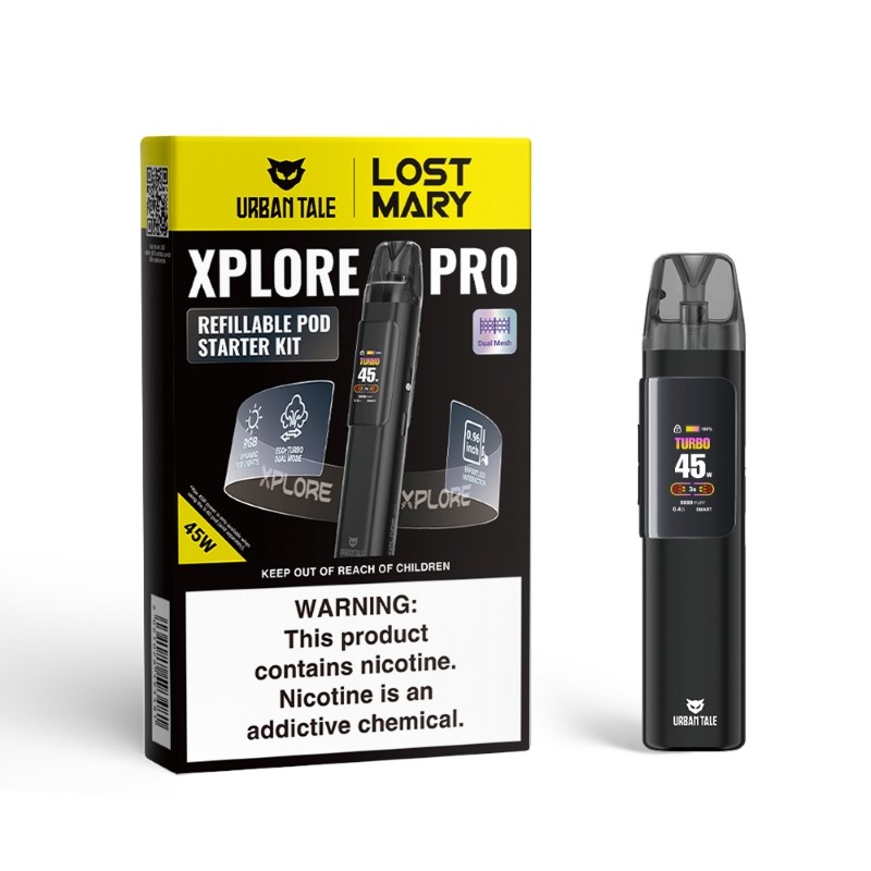 black urban tale x lost mary xplore pro pod kit