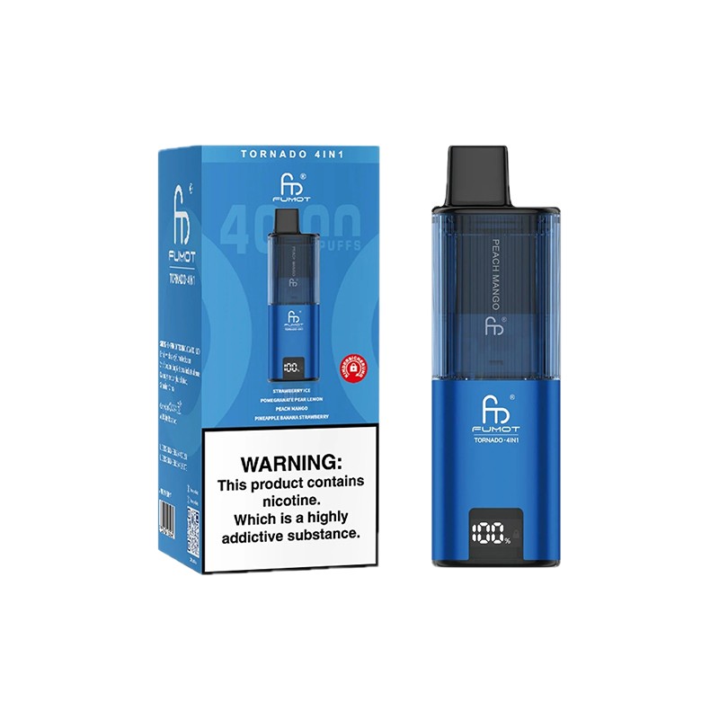 blue fumot tornado 4 in 1 disposable vape