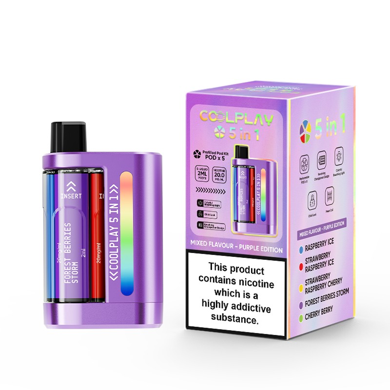 Purple edition COOLPLAY 5 in 1 Disposable Vape