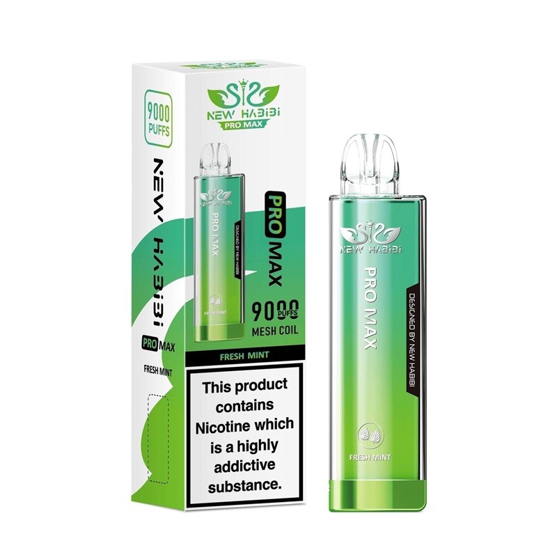 fresh mint new habibi pro max 9000 disposable vape
