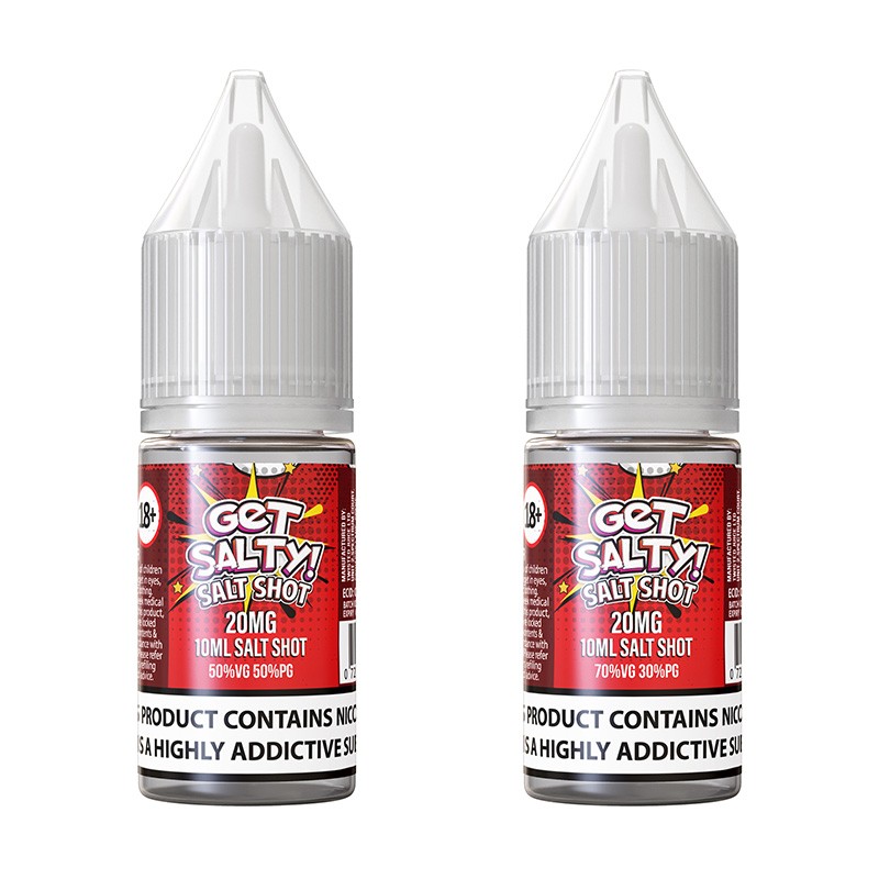 get salty by get nic nicotine shot