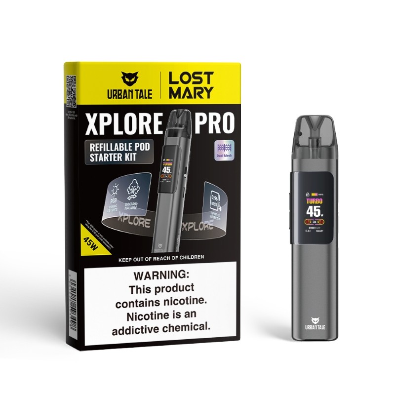 gray urban tale x lost mary xplore pro pod kit