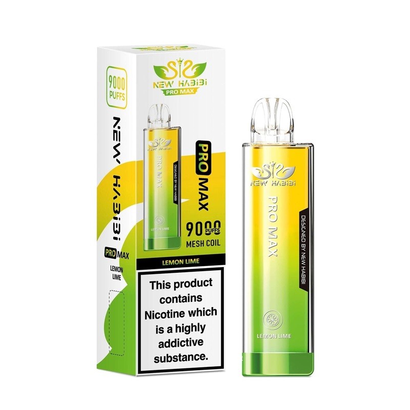 lemon lime new habibi pro max 9000 disposable vape