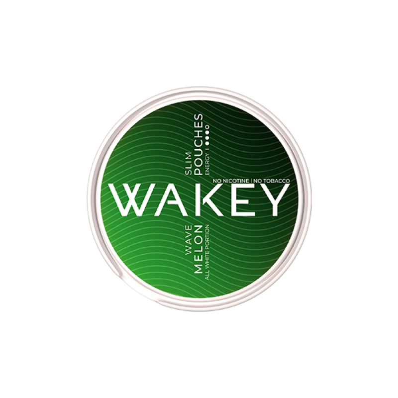 melon wave wakey medium energy caffeine pouches