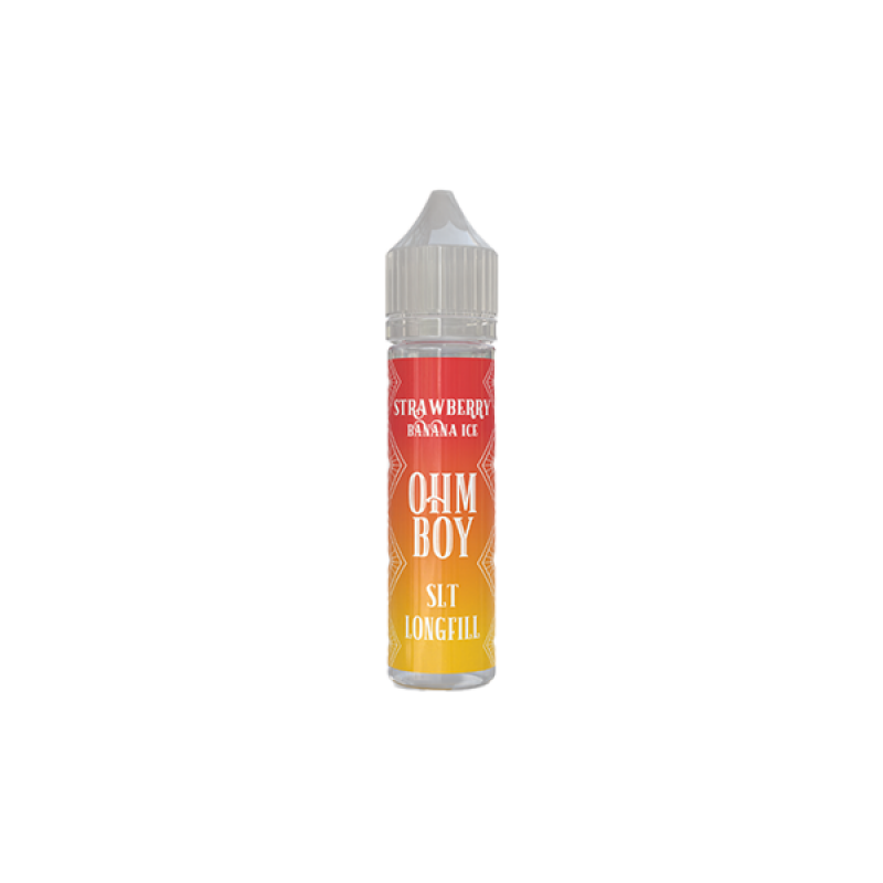 Strawberry Banana Ice Ohm Boy Longfill E-liquid 60ml