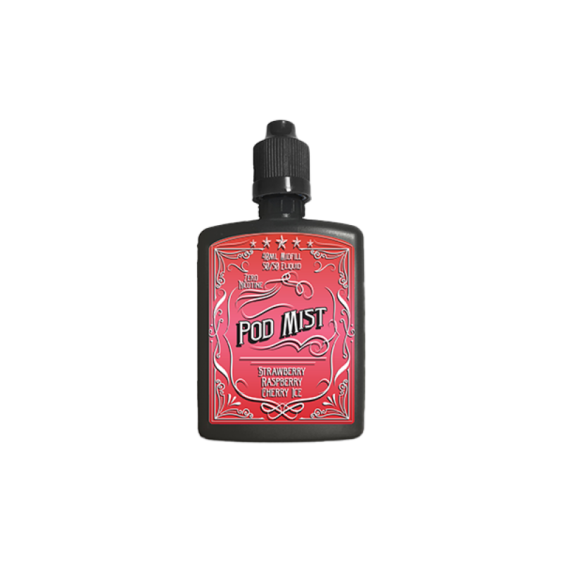 Strawberry Raspberry Cherry Ice Pod Mist Midfill Shortfill E-liquid