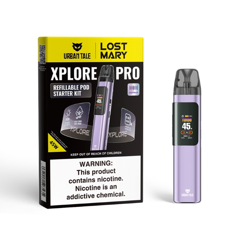 purple urban tale x lost mary xplore pro pod kit