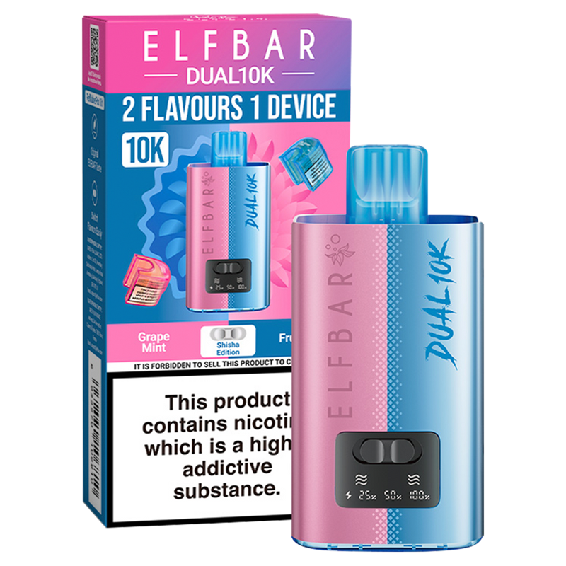 shisha edition elf bar dual 10k disposable vape