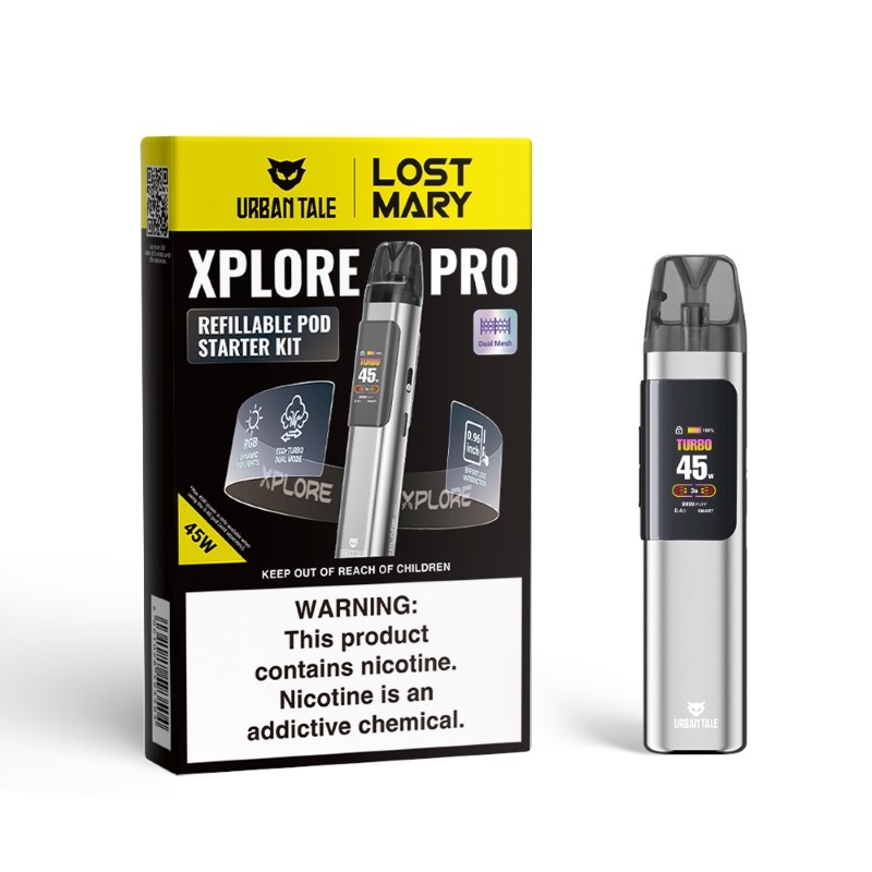 silver urban tale x lost mary xplore pro pod kit