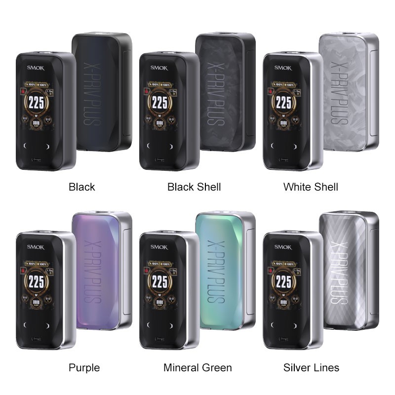 smok x-priv plus box mod colour