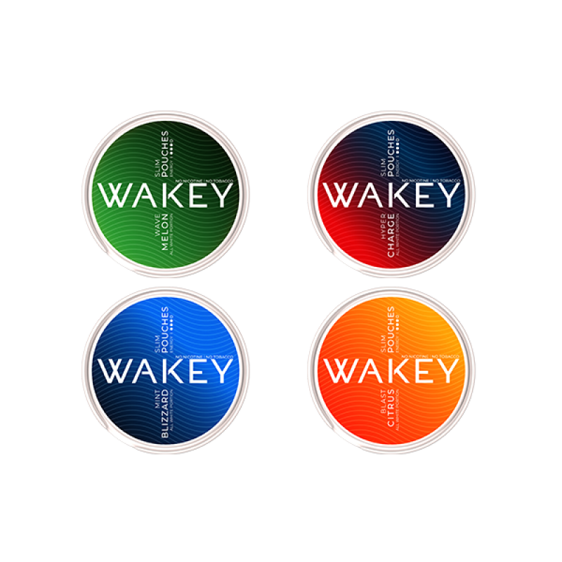 wakey medium energy caffeine pouches