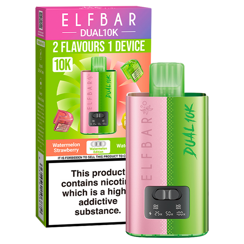 watermelon edition elf bar dual 10k disposable vape