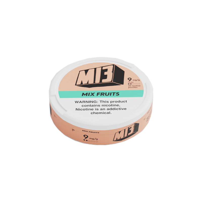 9mg mix fruits mi3 by airscream nicotine pouches