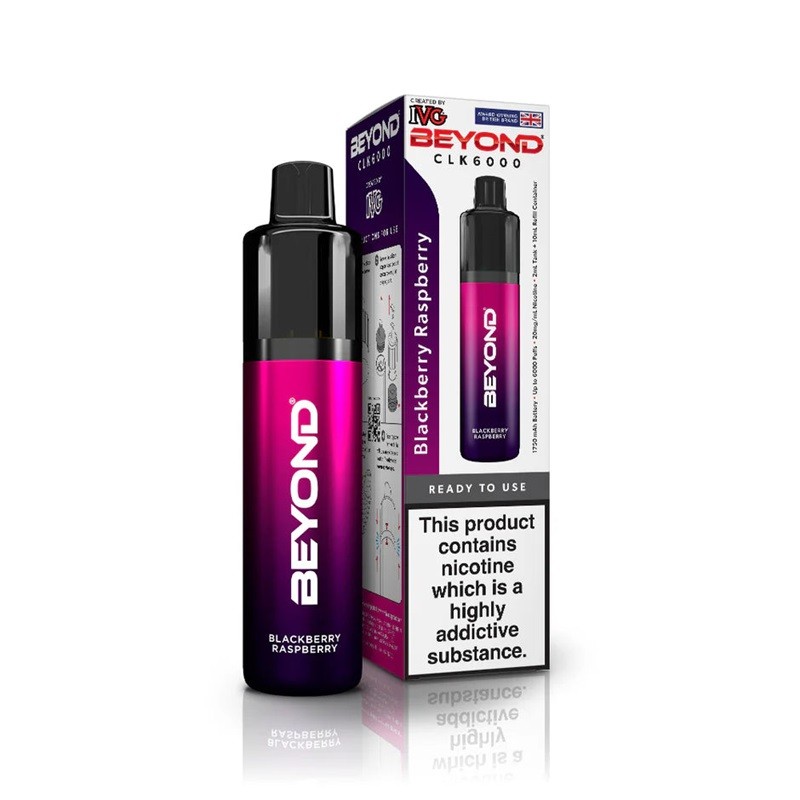 blackberry raspberry ivg beyond clk6000 disposable vape