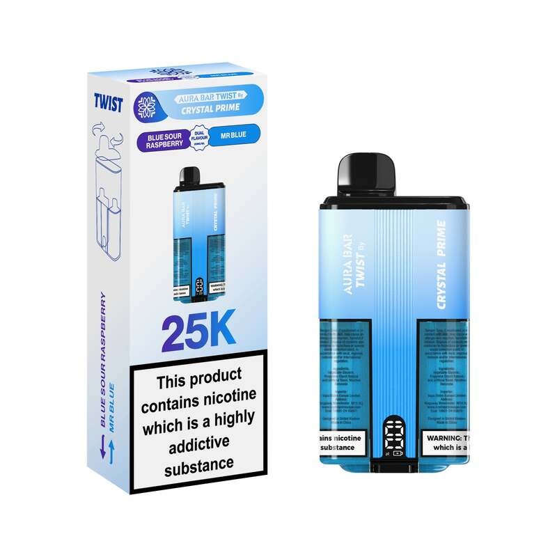 blue sour raspberry - mr blue crystal prime twist 25000