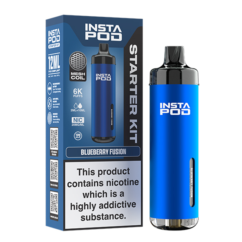 blueberry fusion instapod 6000 disposable vape