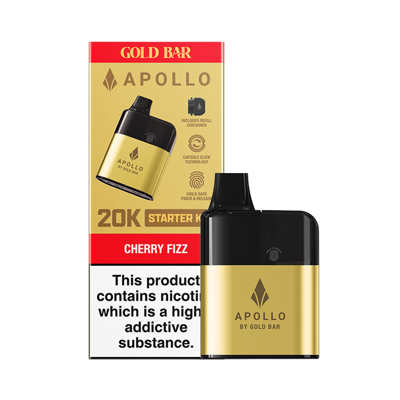 cherry fizz gold bar apollo 20k disposable vape