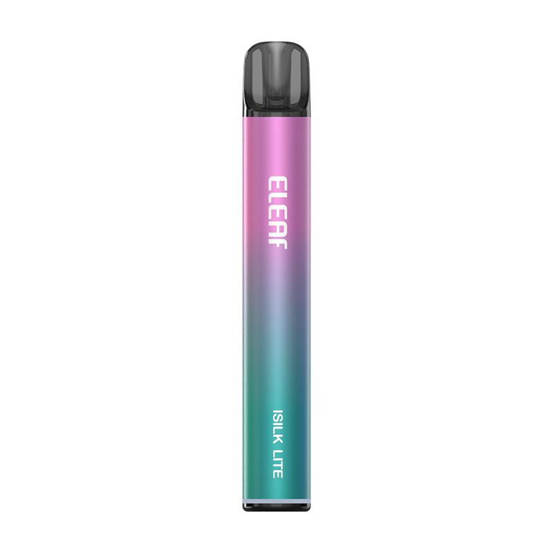 purple-green gradient eleaf isilk lite pod kit