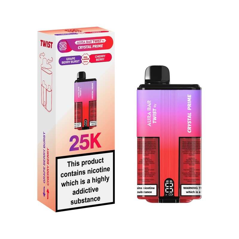 grape berry burst - cherry berry crystal prime twist 25000