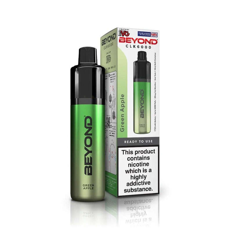 green apple ivg beyond clk6000 disposable vape