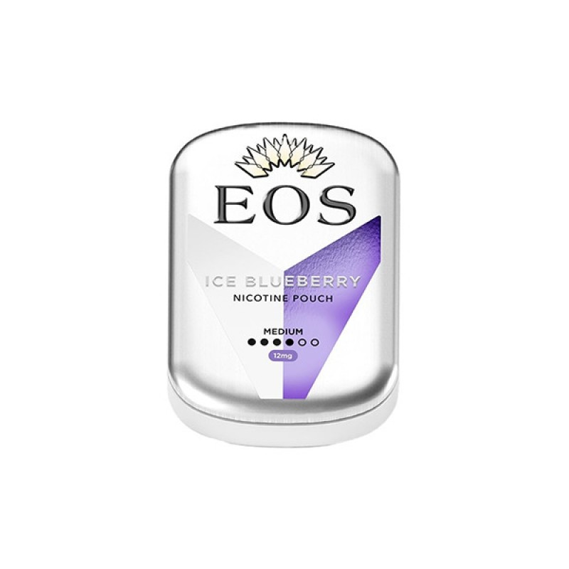 ice blueberry eos medium nicotine pouches