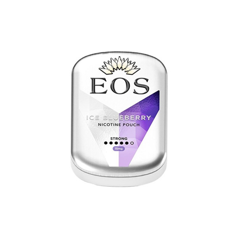 ice blueberry eos strong nicotine pouches