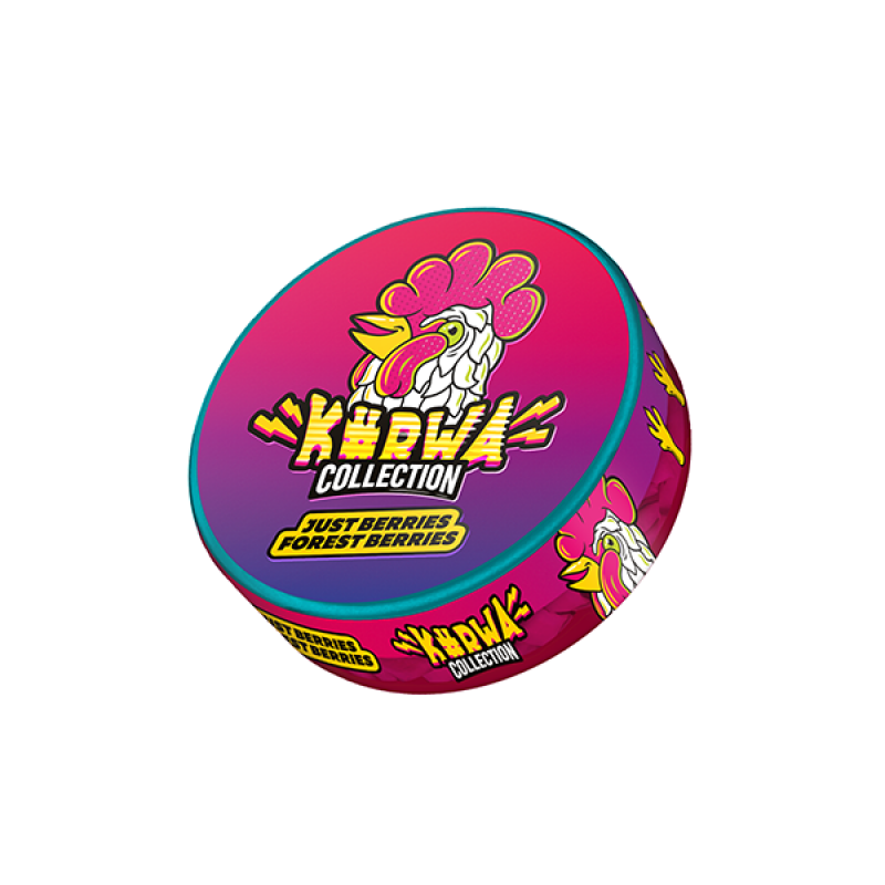 just berries forest berries kurwa collection nicotine pouches