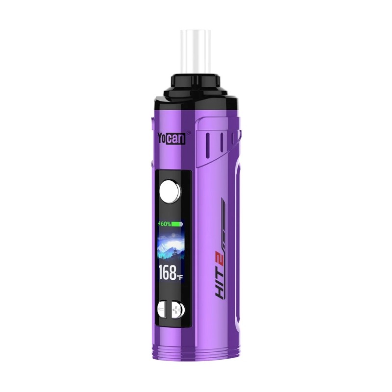 purple yocan hit 2 dry herb vaporizer