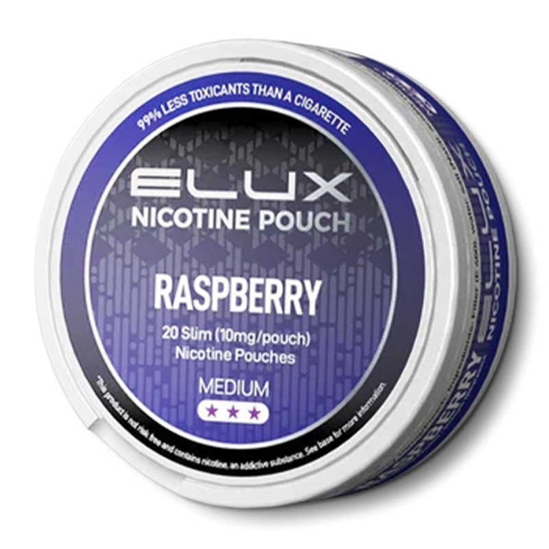 raspberry elux nicotine pouches