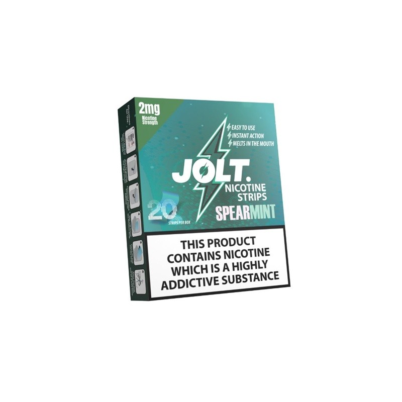 spearmint jolt nicotine strips