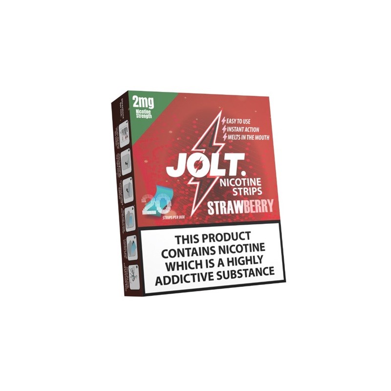 strawberry jolt nicotine strips