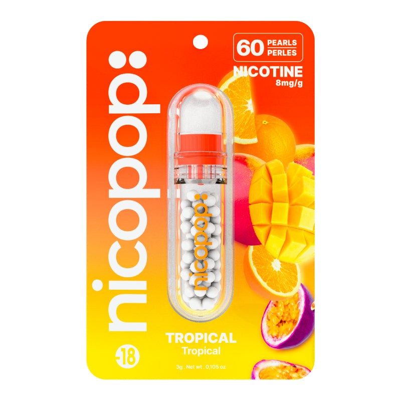 tropical nicopop nicotine pearls