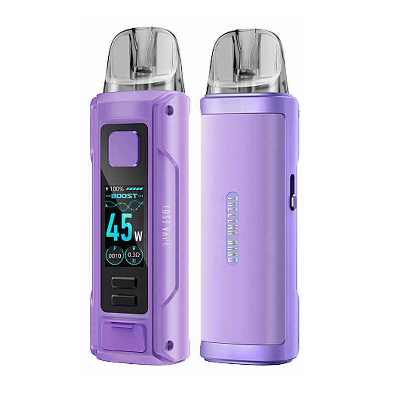 lavender violet lost vape thelema nano pod kit