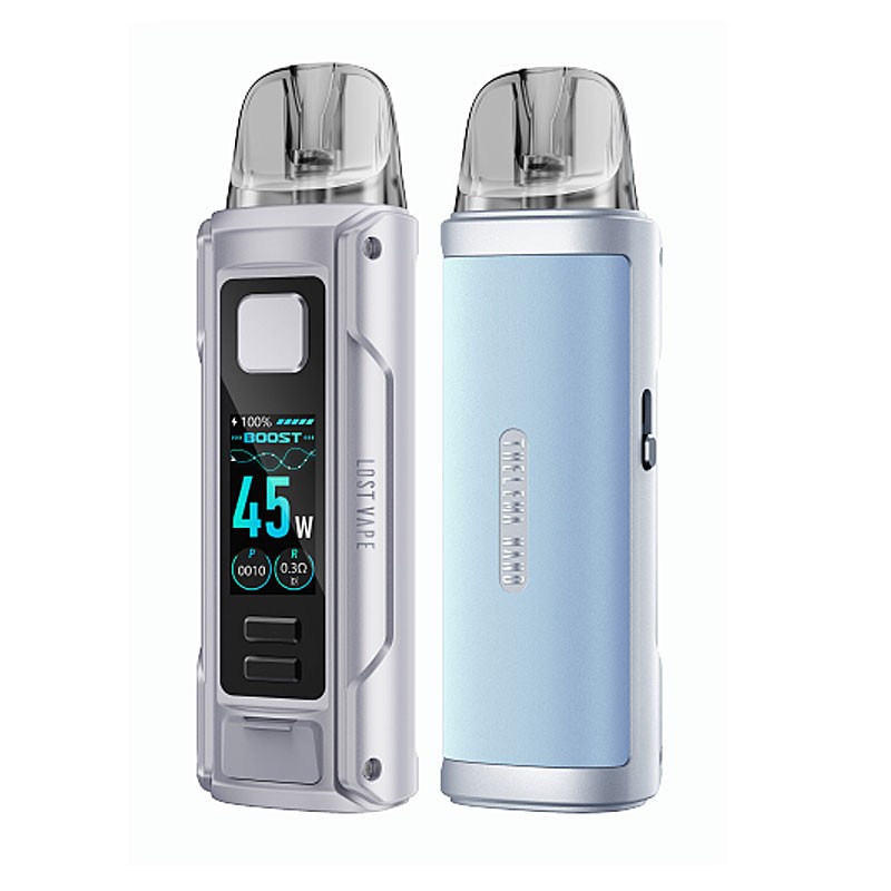 silver blue lost vape thelema nano pod kit