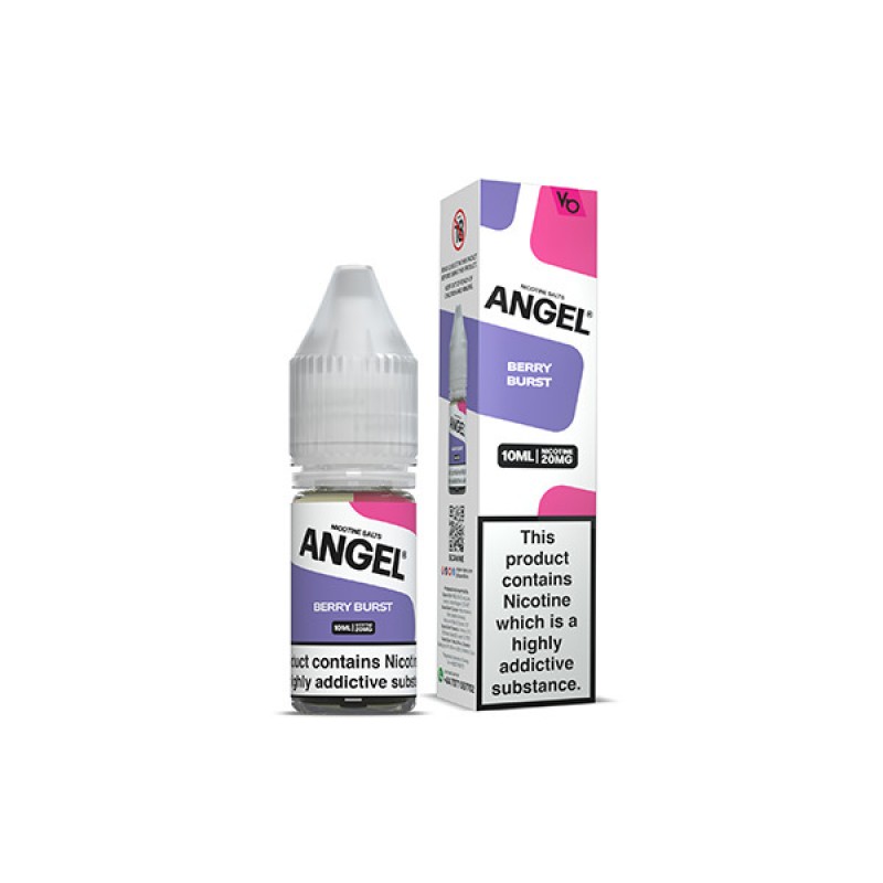berry burst vapes bar angel nicotine salt e-liquid