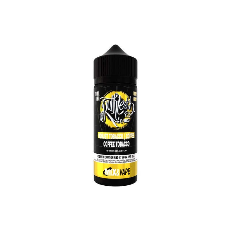 coffee tobacco ruthless classic shortfill e-liquid