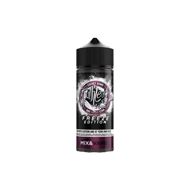 freeze edition cherry bomb ruthless classic shortfill e-liquid