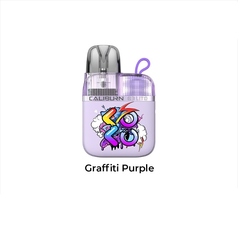 graffiti purple uwell caliburn g3 lite koko pod kit