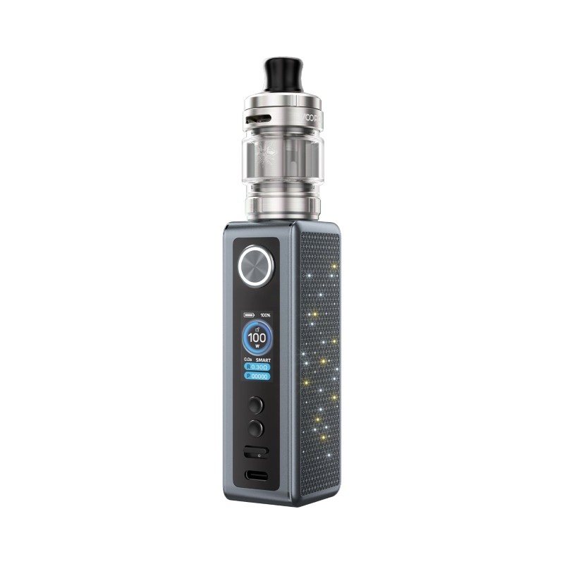 metal gray voopoo vinci spark100 vape mod kit