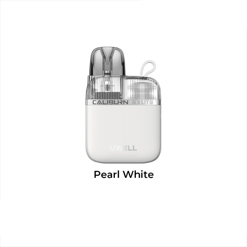 pearl white uwell caliburn g3 lite koko pod kit