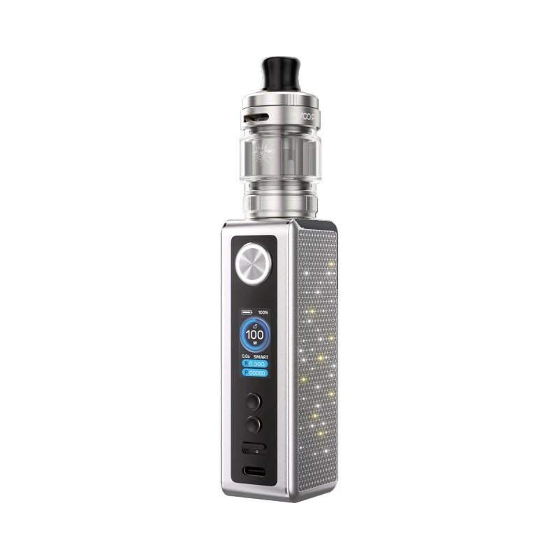 silver voopoo vinci spark100 vape mod kit