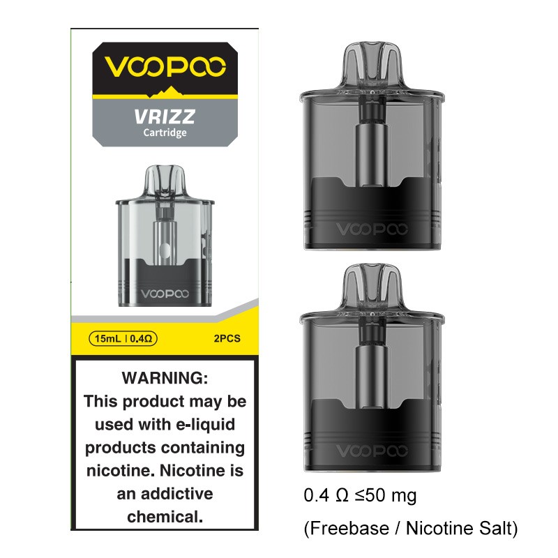 0.4ohm voopoo vrizz replacement pod cartridge