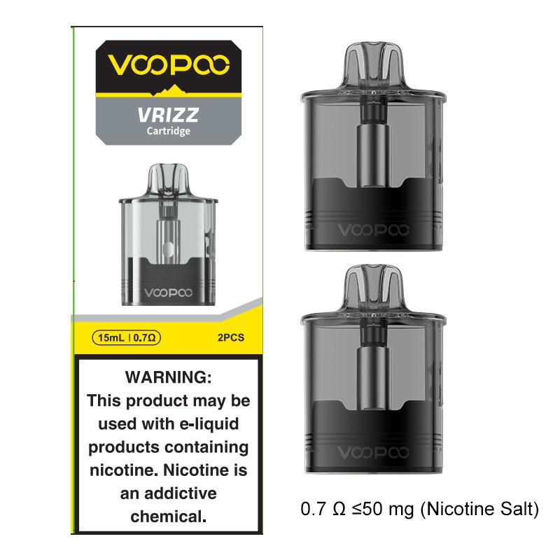 0.7ohm voopoo vrizz replacement pod cartridge