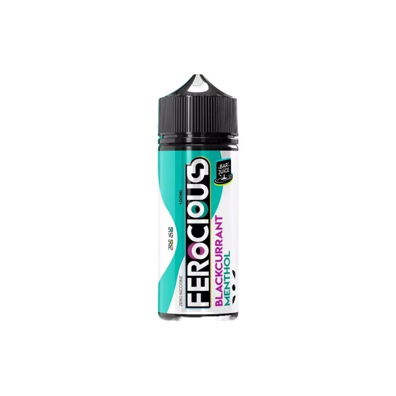 blackcurrant menthol fantasi ferocious bar juice shortfill e-liquid