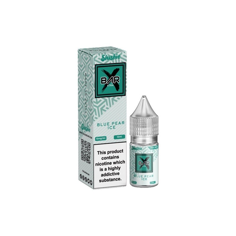 blue pear ice slushie bar xtra nicotine salt e-liquid