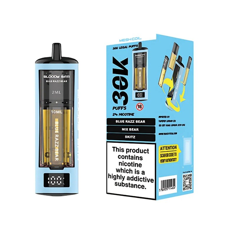 blue razz bear / mix bear / skitz bloody bar 30k