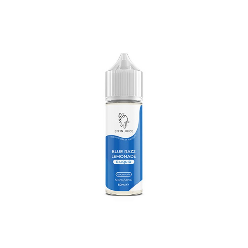 blue razz lemonade effin juice shortfill e-liquid